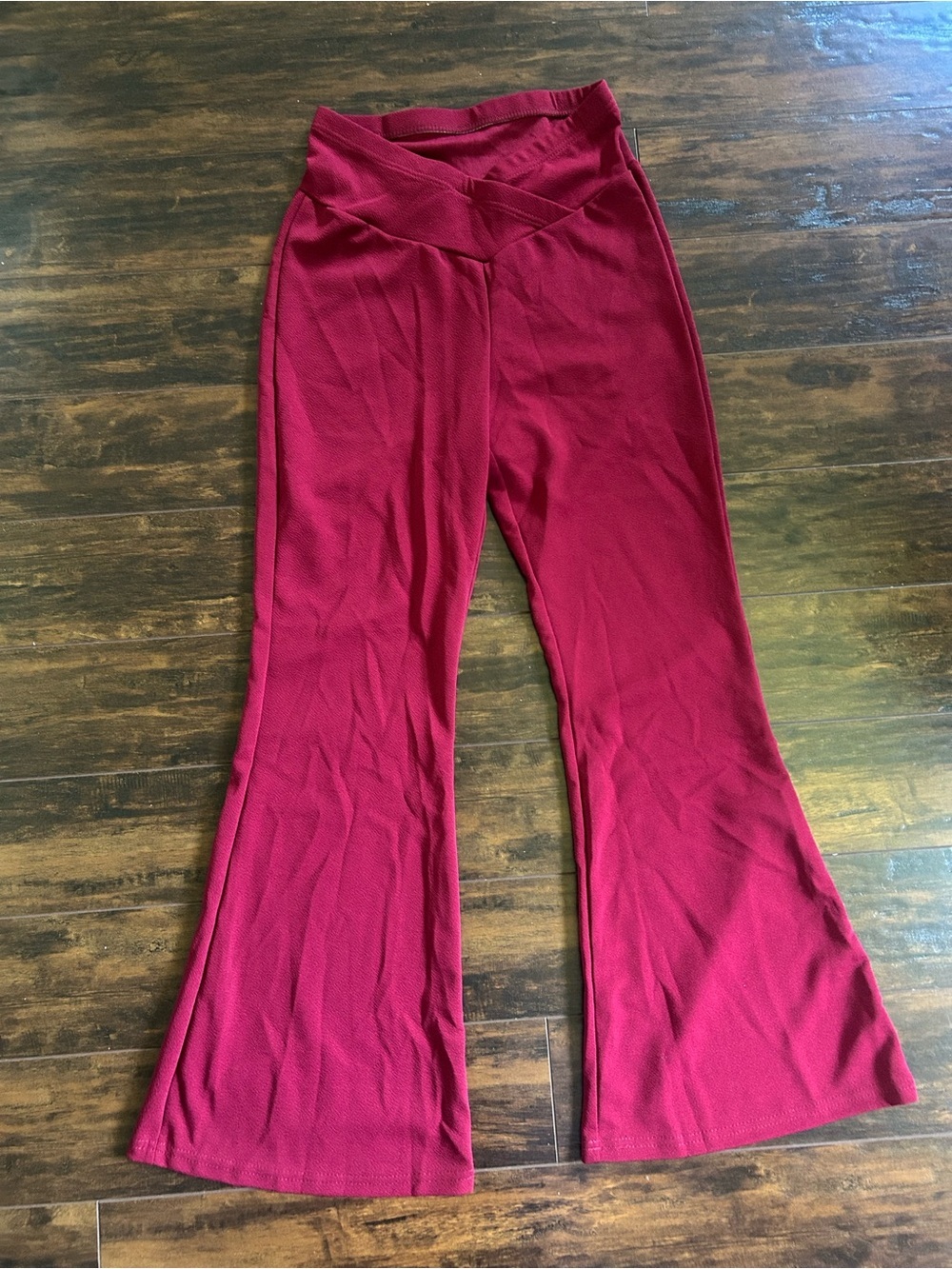⚡️2 for $38 NWOT High-Waist Wide Leg Pants - Deep Red